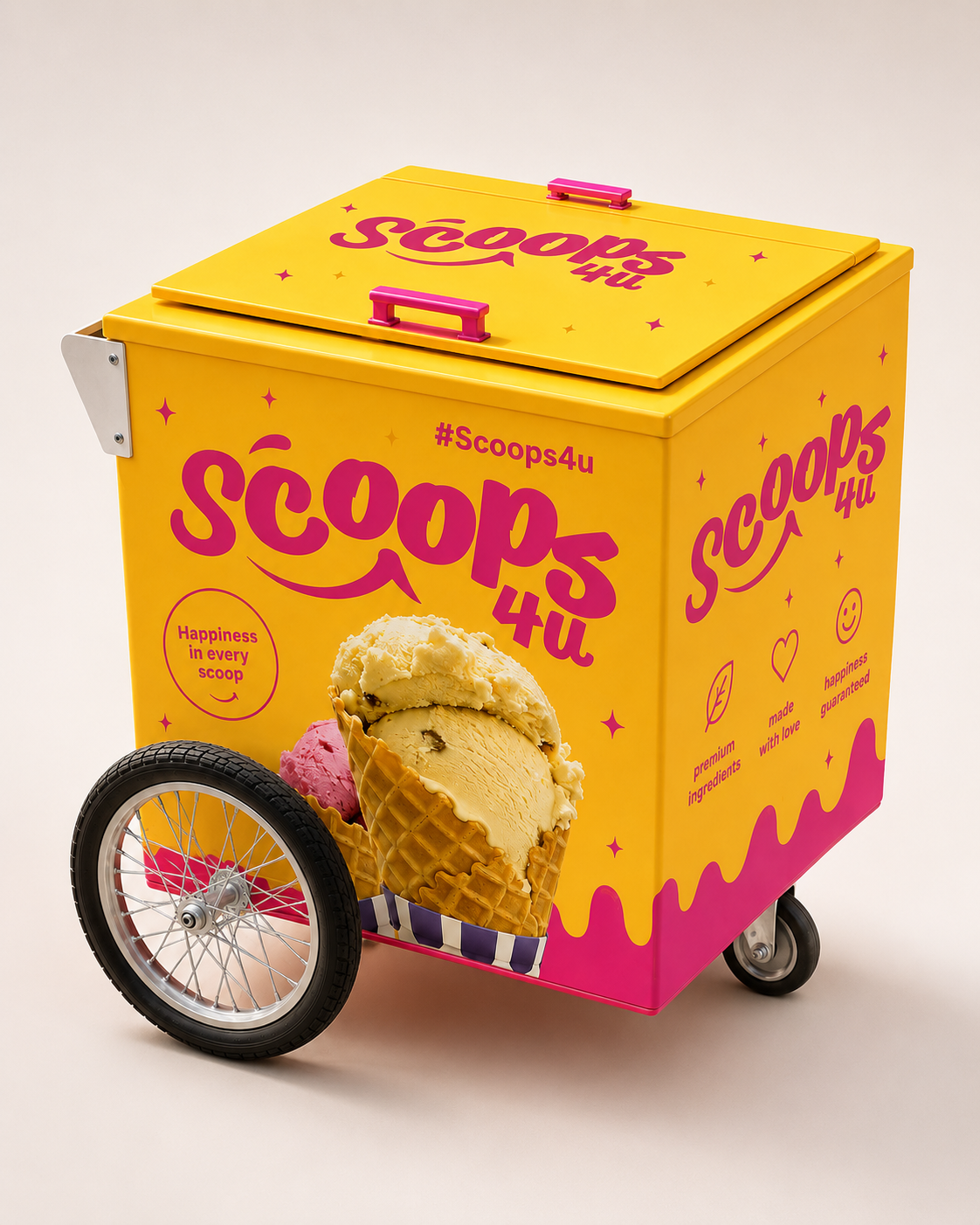 Ice Cream Cart Display